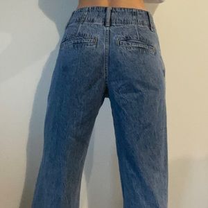 Free People denim trousers